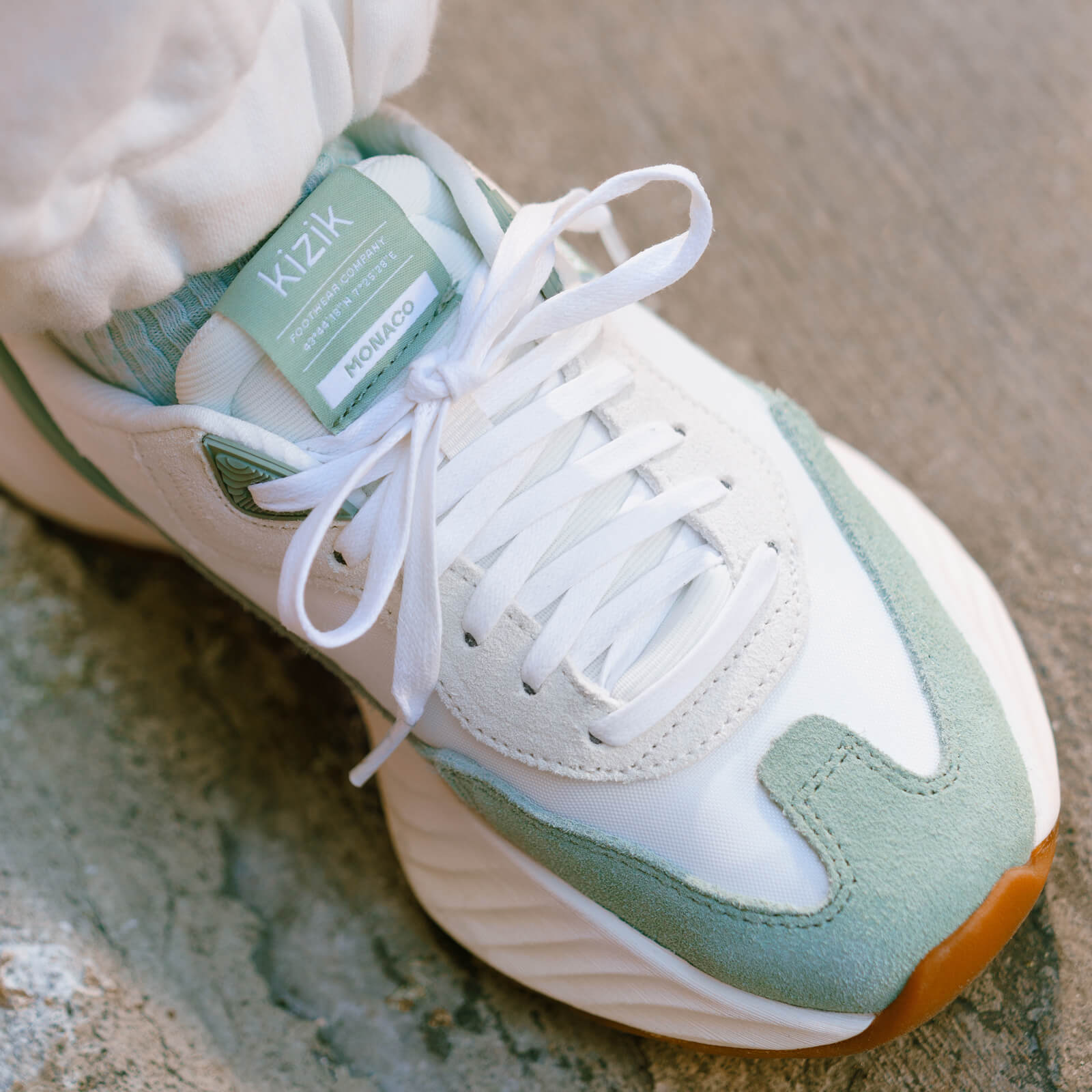 Women's Monaco - White/Iceberg Green